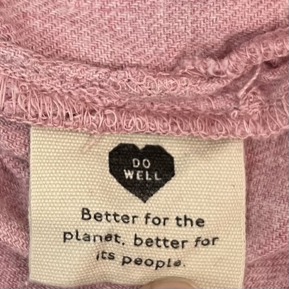 Madewell Womens XS Pink Tunic Back Button Up Classic Gorpcore Cabincore Cozy - Picture 6 of 12